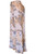 White Beige Floral Wide Leg Pants Ethnic Palazzo Pants Stretchy Pleated Pants