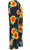 Sunflower Shiny Flower Sparkly Navy Palazzo Pants Wide Leg Summer Stretch Pants