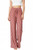 Floral Stripe Bohemia Summer Stretchy Coral Pants Palazzo Wide Leg Causal Pant