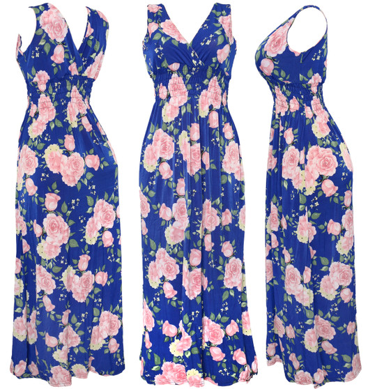 Beautiful roses dress When the days get long and hot, this dress has you covered. It’s a summer dream come true, with a deep V-neck and sleeveless arms to keep you cool. The vibrant floral pattern. It’s perfect for a casual summer party and versatile enough for a shopping trip, a day at the beach, or just running errands.