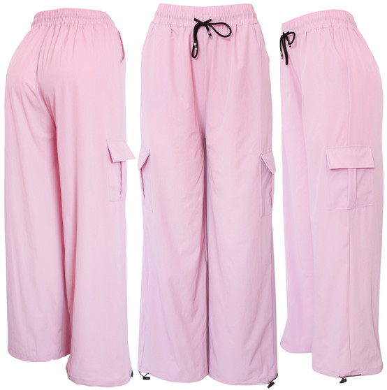 Pink Cargo Pants. Hiking pants for ladies who loves comfort and practicality.