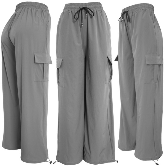 Grey Cargo Pants. Hiking pants for ladies who loves comfort and practicality.
