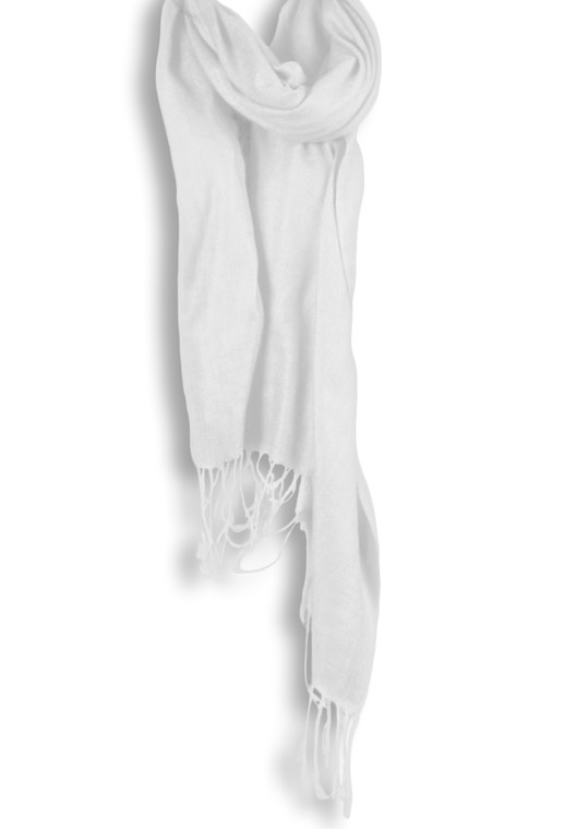 Pashmina Shawl in White