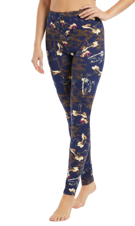 Three Spirit Cotton Blend Basic Causal Fun Printed Leggings