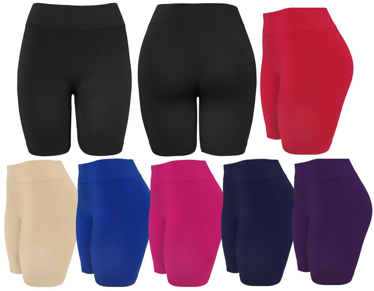 Slip Shorts Seamless Layering Biker Bermuda Shorts