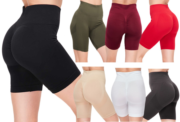 Butt Lifting Hight Waist Compression Running Athletic Shorts
