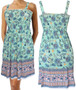 Paisley flower  Beach Cover Up Sleeveless Smocked Dress. Beautiful Summer dress that is lightweight and airy.