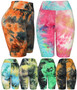Tie Dye buttery soft shorts. Those Bermuda shorts are super soft in amazing tie dye colors.