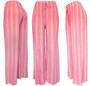 These high-waisted women's pants are great for casual wear. But with the right accessories, they can easily transform into evening wear. They're made of a lightweight, flowing fabric that's perfect for hot summer days. The wide legs and pleats create a flattering volume that moves like a skirt. The modern striped design in fashionable colors is sure to turn heads.