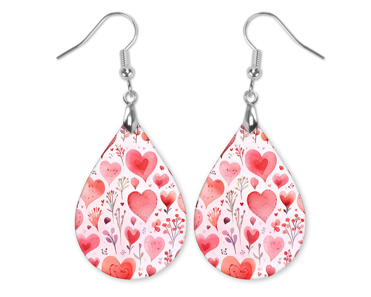 Love Jointed Hearts • Valentines Day Earrings