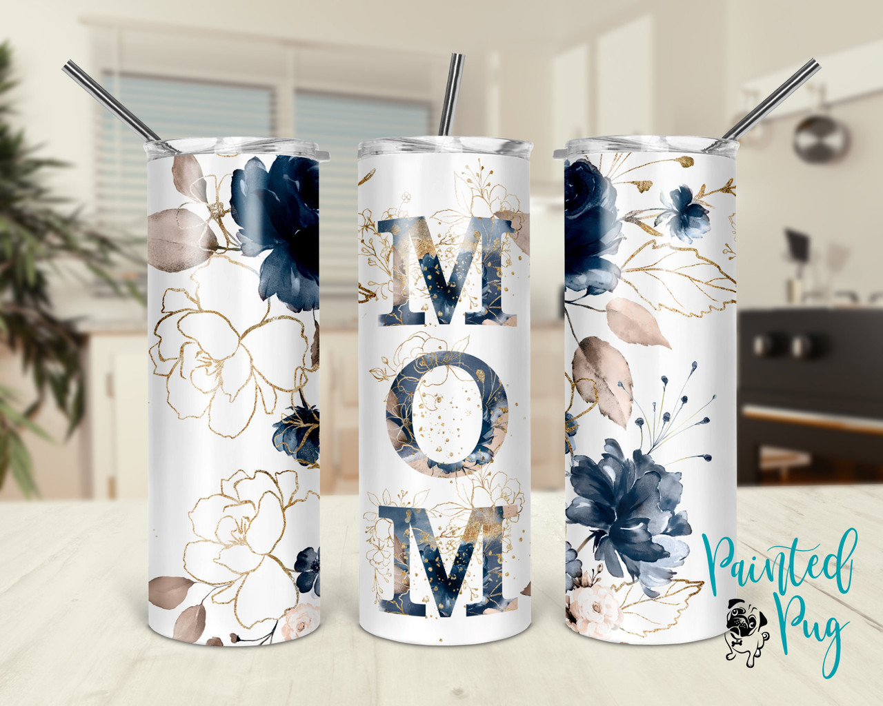 Mom Floral Mother's Day Mama Tumbler 20oz