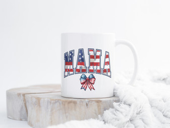 Mama Patriotic 4th July Coffee Mug 15oz