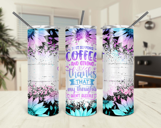 Coffee and Thanks Coffee Lover Design 20oz Tumbler