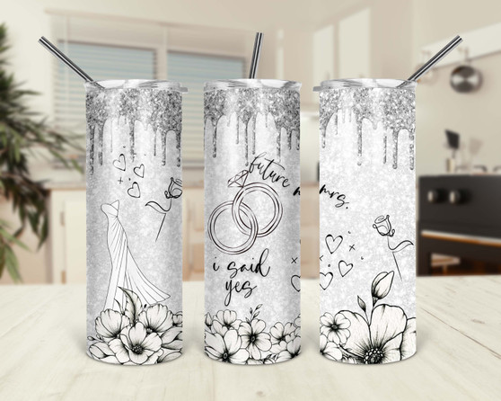 Future Mrs. Wedding Engagement Design 20oz Tumbler