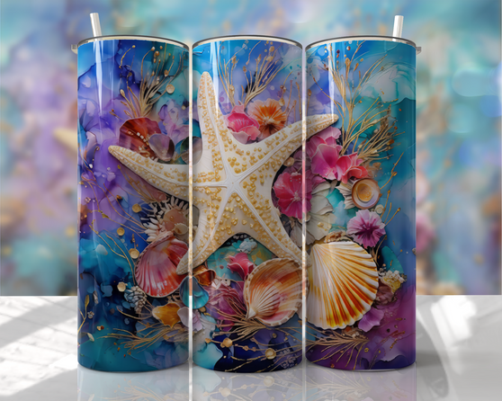 Star Fish Marine Animals 20oz Tumbler