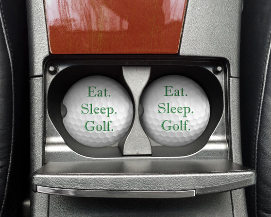 Eat Sleep Golf Car Coasters