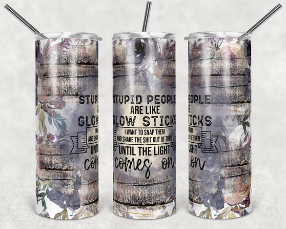 Snarky 20oz Skinny Tumbler - Glow Stick