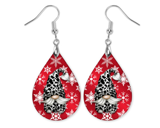 Christmas Cow Gnome Earrings