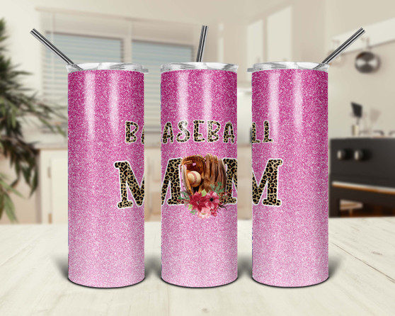 Baseball Mom Pink 20oz Tumbler