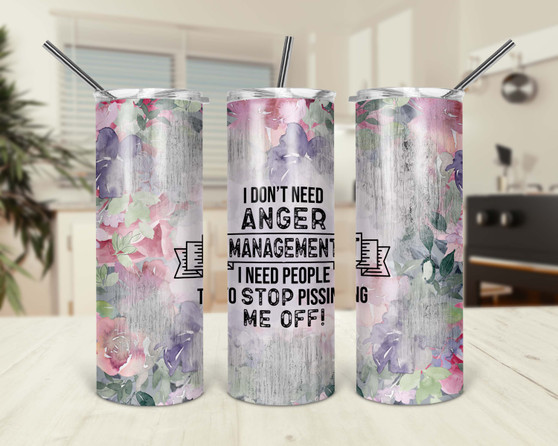 Anger Management Design 20oz Tumbler