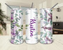 Personalized Floral Lavender Design 20oz Tumbler