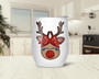 Girl Reindeer Christmas Wine Tumbler 12oz