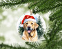 Labrador Dog Lover Christmas Ornament