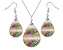 Rainbow Leopard Earrings