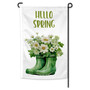 Hello Spring Summer Garden Flag 12x18