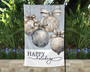 Happy Holidays Christmas Garden Flag 12x18