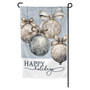 Happy Holidays Christmas Garden Flag 12x18