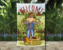 Welcome Scarecrow Garden Flag 12x18