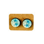 Starfish Teal Blue Summer Beach Stud Earrings