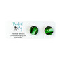 Green Black Gold Abstract Fashion Round Stud Earrings