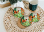 Floral Butterfly Irish St Patrick's Day Coaster Set