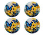 Sunflower Butterfly Coaster Set of 4