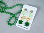 Dangly St Patrick's Day Shamrock Earrings for Women