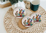 Easter Bunny Some Bunnies Love You Coasters Set of 4