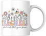 Teacher Planted Seeds Retro Coffee Mug 15oz