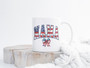 Mama Patriotic 4th July Retro Coffee Mug 15oz