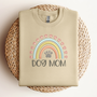Dog Mom Rainbow Paw Print Sweatshirt or T-shirt, Crewneck or Long Sleeve Shirt Option