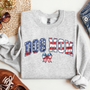 Dog Mom Patriotic Retro Sweatshirt or T-shirt, Crewneck or Long Sleeve Shirt Option