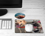 Custom Photo Mousepad & Coaster Desk Set