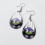 Easter Bunny & Pickup Truck Teardrop Earrings