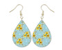 Sunflowers Teardrop Earrings