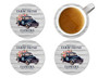 Farm Fresh Flowers Truck Coasters Set of 4