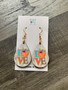 Fall Love Pumpkin Teardrop Earrings