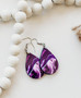 Purple Dangle Earrings