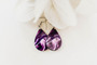 Purple Dangle Earrings