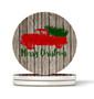 Merry Christmas Truck Coasters